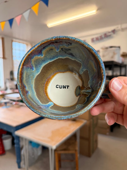 Handmade Sweary Jumbo Janice Mug  - CUNT
