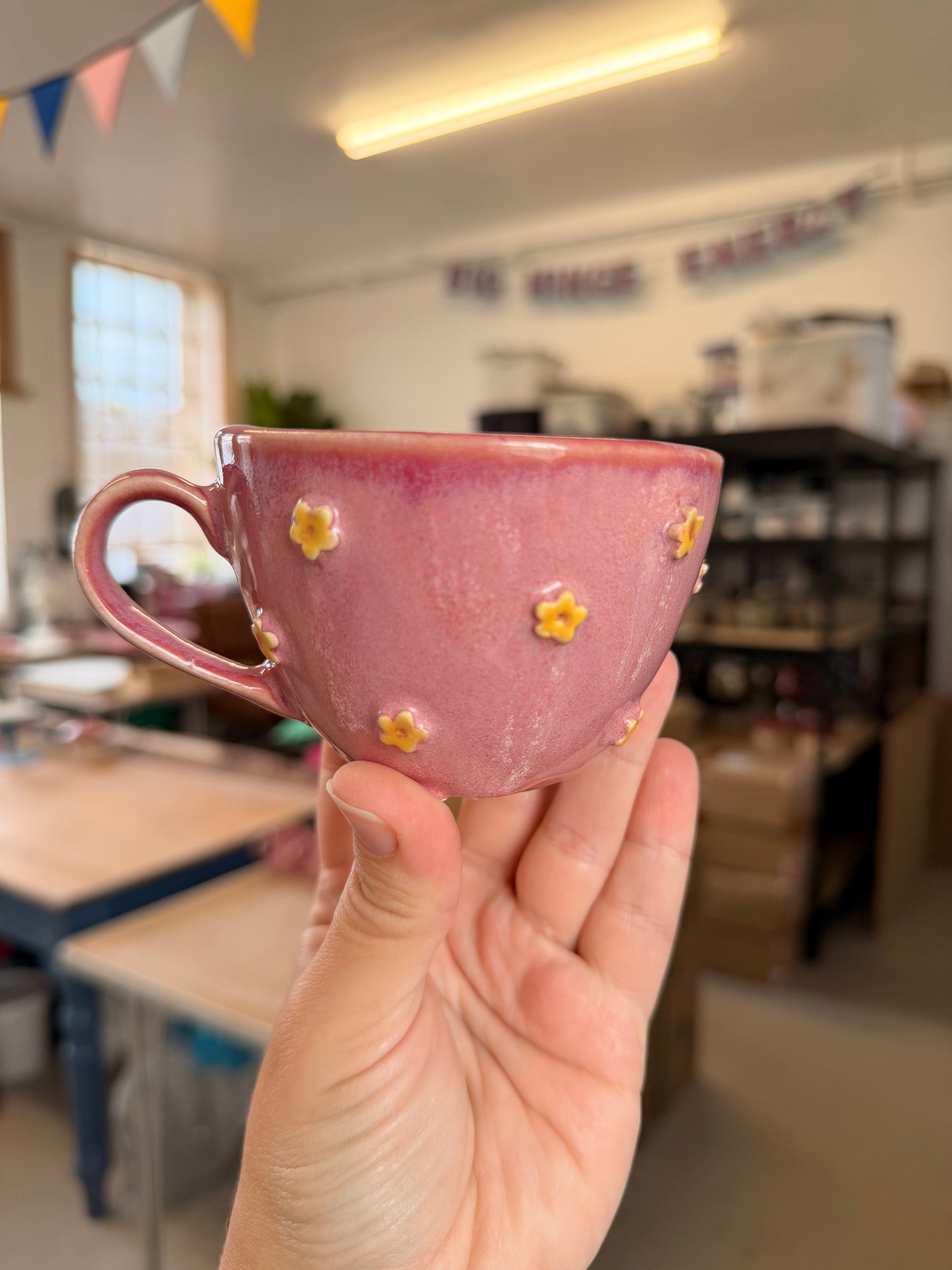 Flower power Ceramic Cup - CUNT