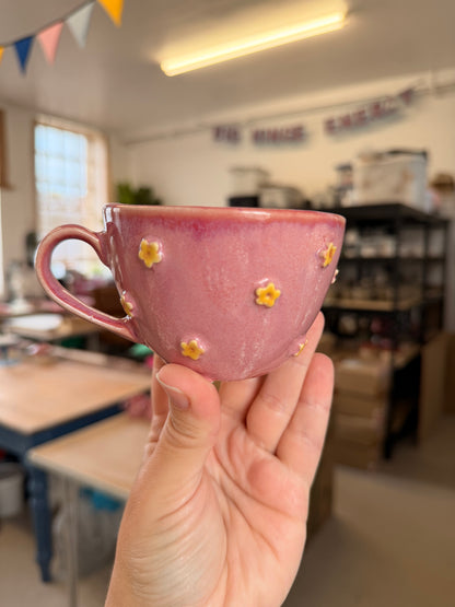 Flower power Ceramic Cup - CUNT