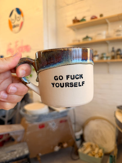 FCOFFFF Mug - GO FUCK YOURSELF (Middle finger)