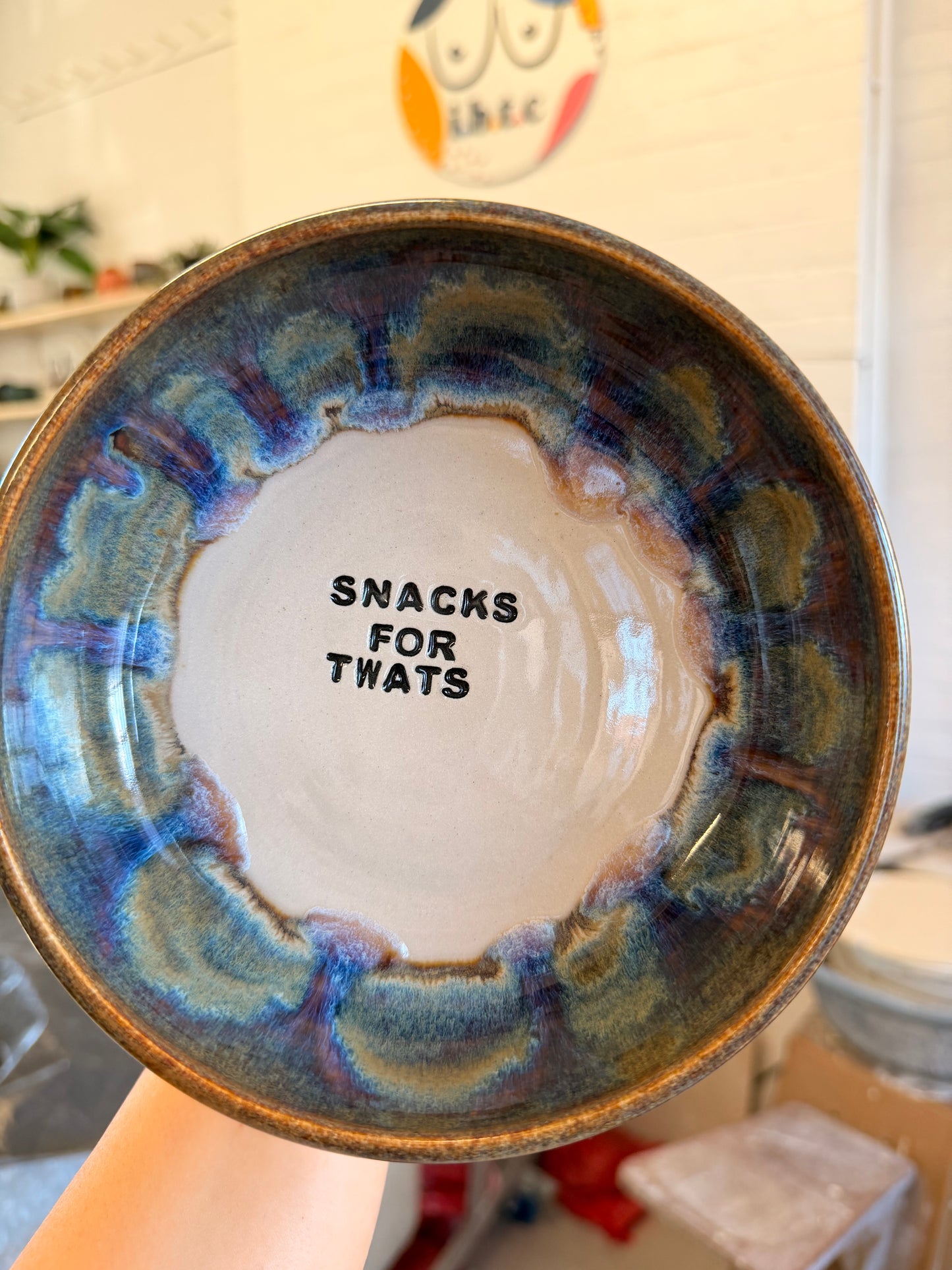 Handmade Snack Bowl - SNACKS FOR TWATS