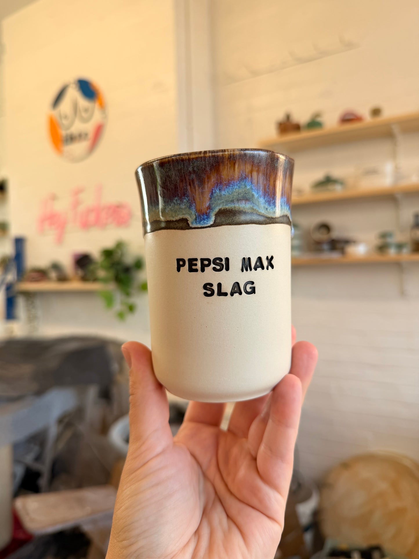 SECONDS - Handmade Sweary Ceramic Cup