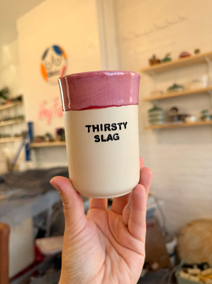 SECONDS - Handmade Sweary Ceramic Cup