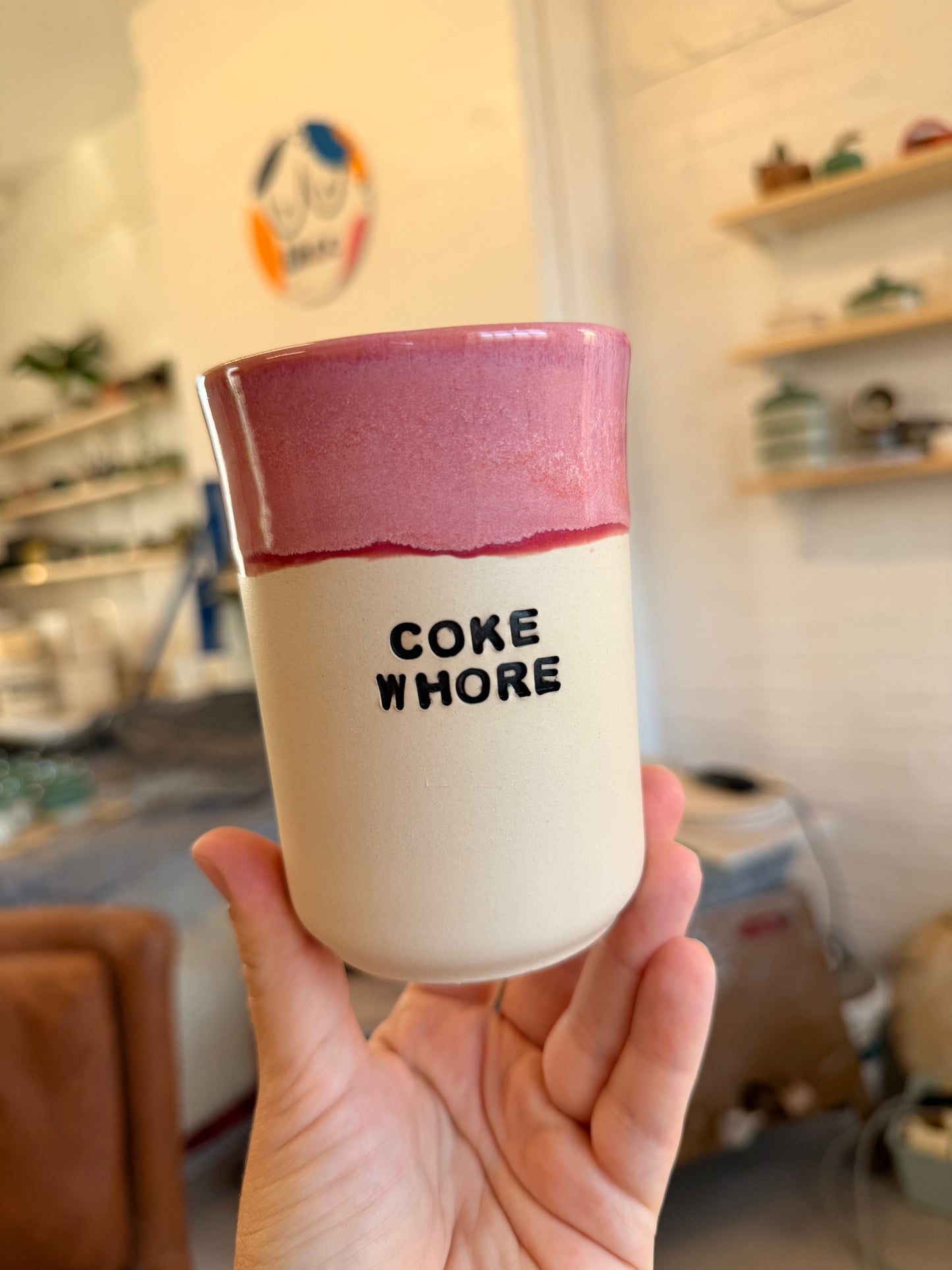 SECONDS - Handmade Sweary Ceramic Cup