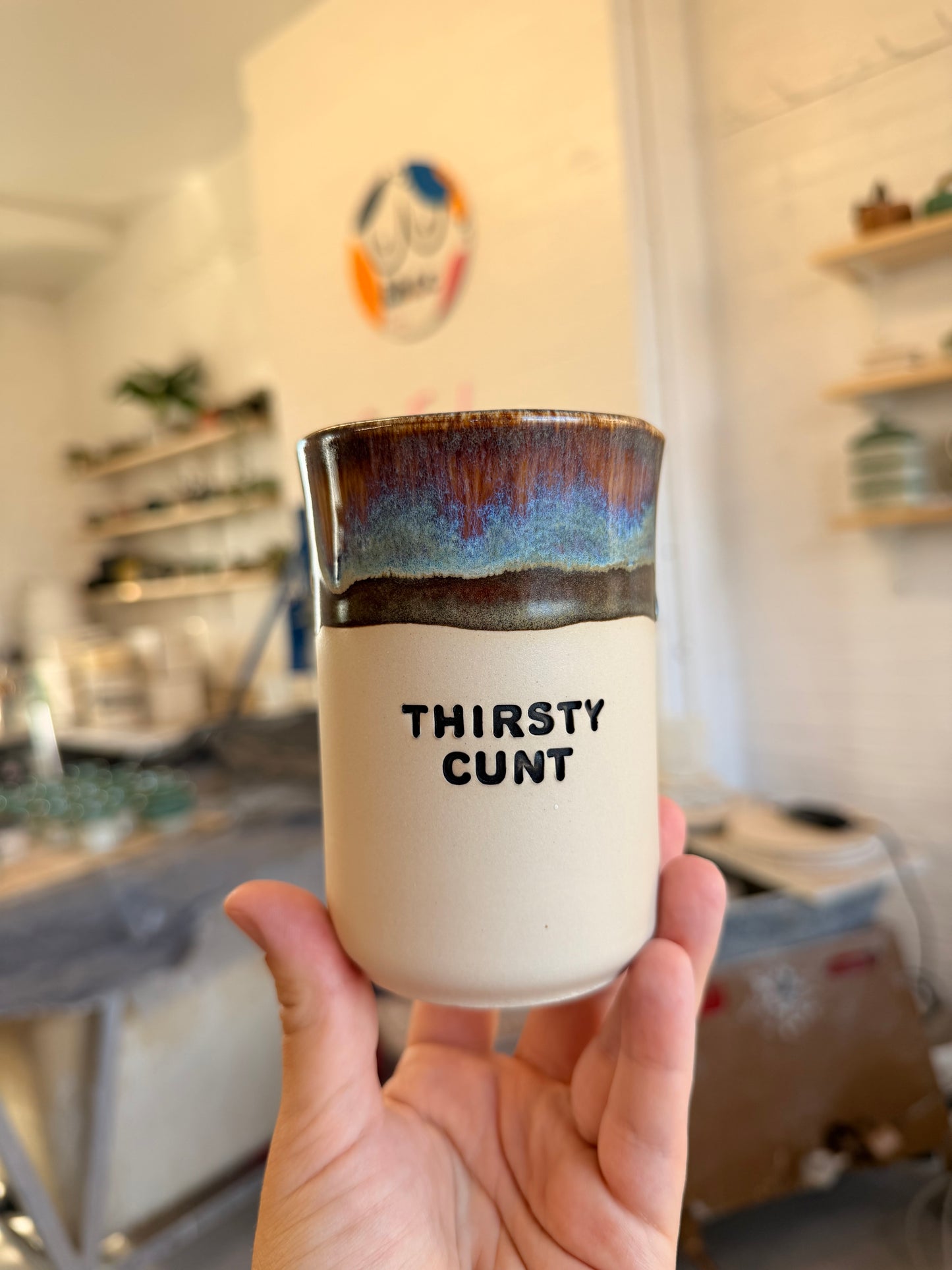 SECONDS - Handmade Sweary Ceramic Cup