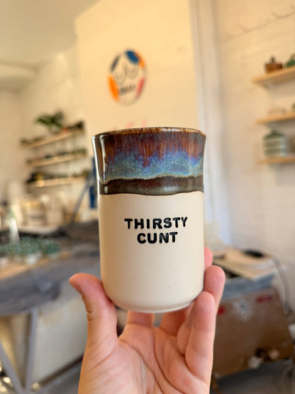 SECONDS - Handmade Sweary Ceramic Cup