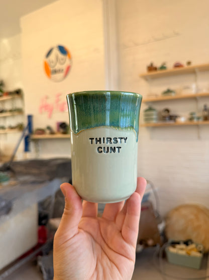 SECONDS - Handmade Sweary Ceramic Cup