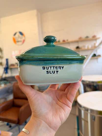 SECONDS Handmade Butter Dish