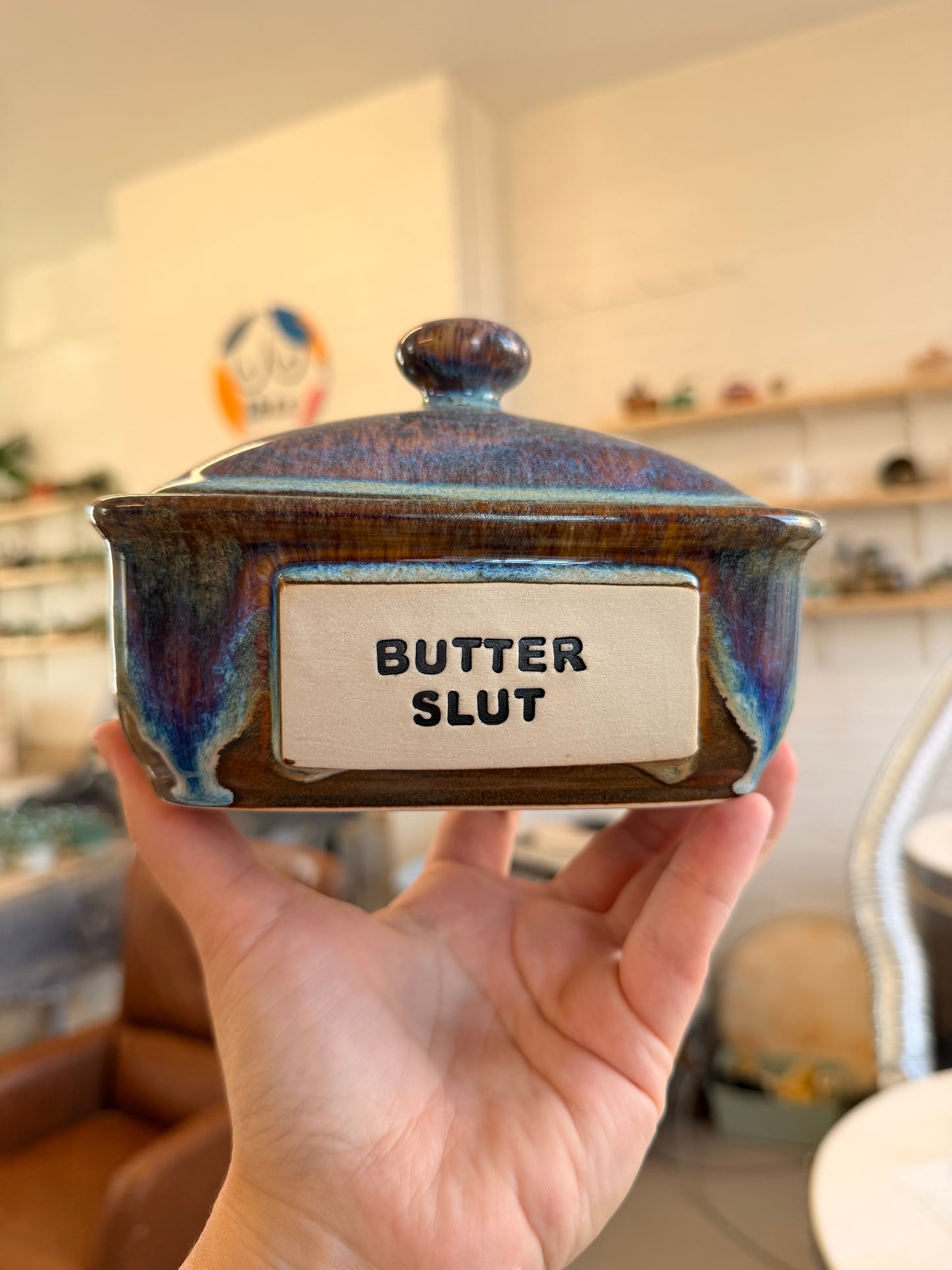 Handmade lightning Butter Dish - BUTTER SLUT