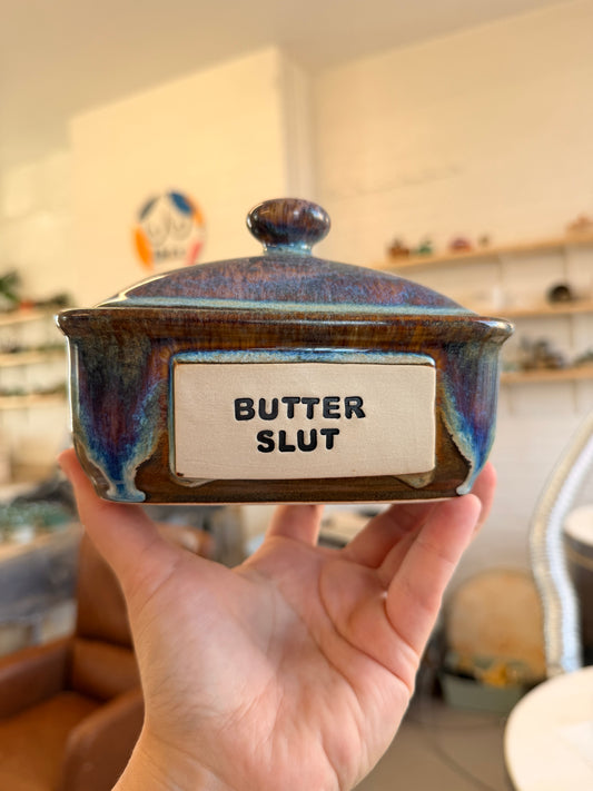 Handmade lightning Butter Dish - BUTTER SLUT