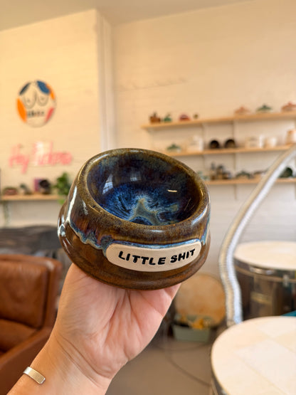 Handmade Cat Bowl -  LITTLE SHIT