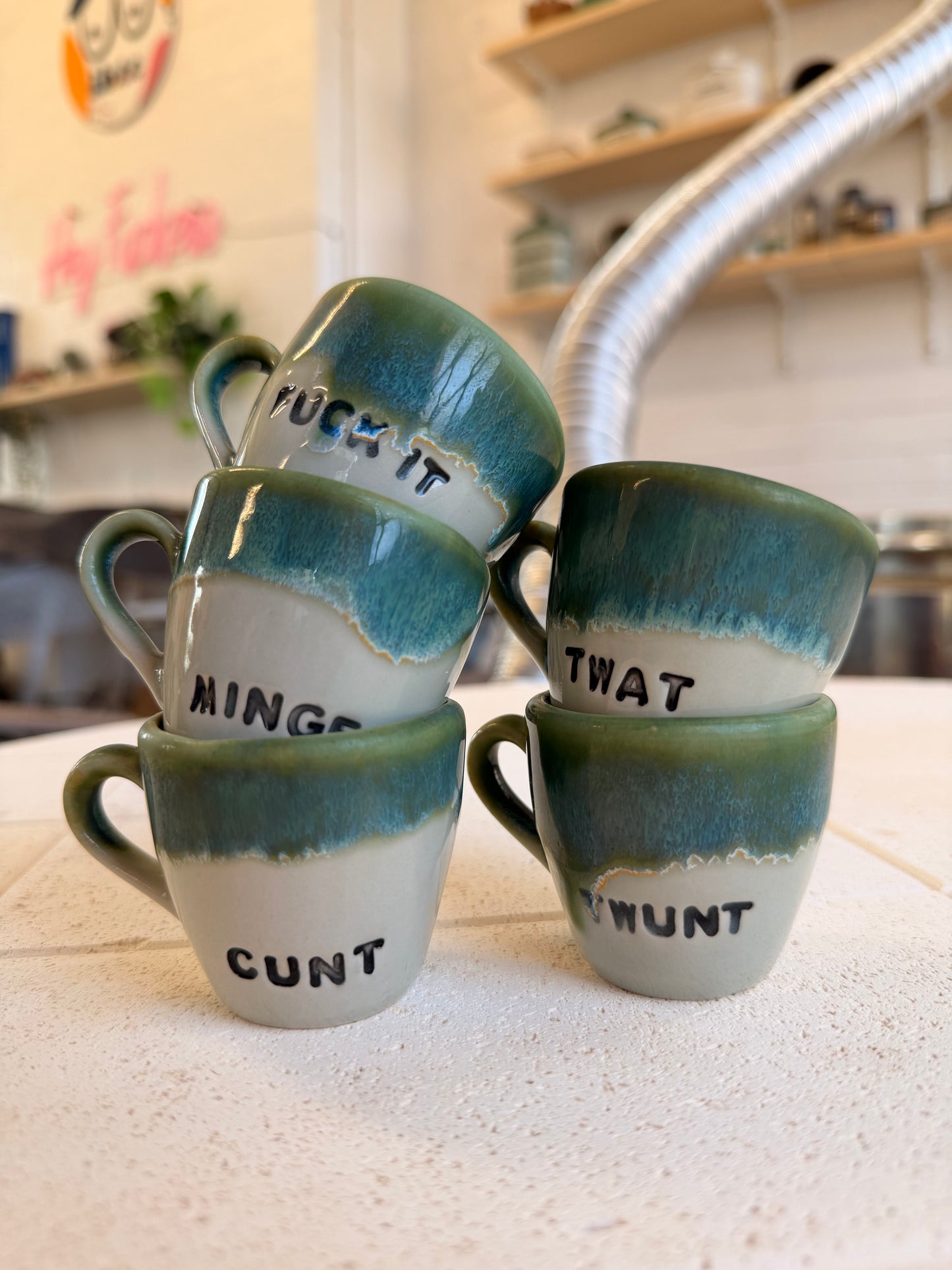 SECONDS Espresso Yourself Cups - set of 5