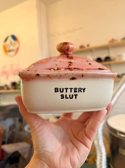 SECONDS Handmade Butter Dish