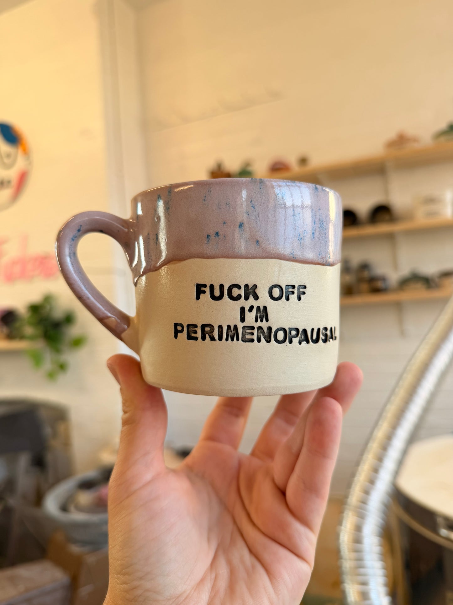 SECONDS FCOFFFF Mug - FUCK OFF I'M PERIMENOPAUSAL