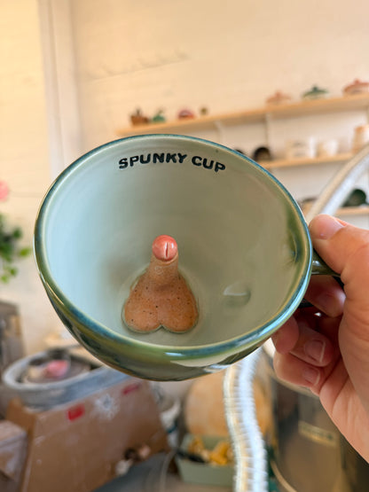 SECONDS - Handmade Sweary Sausage Jumbo Janice Mug  - SPUNKY CUP