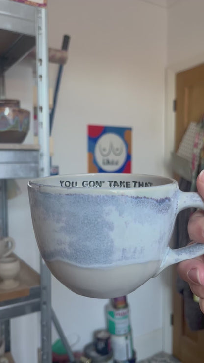 Handmade Sausage Surprise Mug  - YOU GON' TAKE THAT DICK?